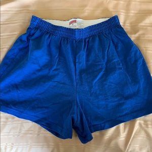 royal blue Soffe shorts